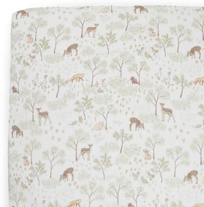 Little Unicorn Cotton Muslin Crib Sheet by LittleUnicorn