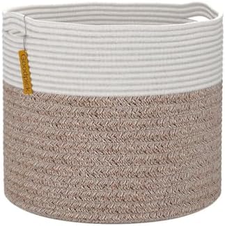 Goodpick Woven Rope Basket for Blankets Fit Nursery & Living Room - Image 4