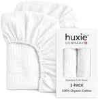 Crib Sheets, 100% Organic Cotton Muslin by huxie