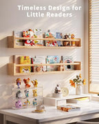 Seocry Nursery Book Shelves, 4 Pack, Wall Book Shelves - Image 5
