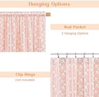 ASPMIZ Linen Kitchen Curtains Double Layers Window Curtain - Image 6