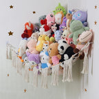 Large Stuffed Animal Hammock or Net, Macrame Boho Toy Hammock - Image 6