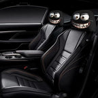 2PCS Funny Cartoon Car Headrest Covers, Cute Funny Cartoon Eyes Car Seat Head - Image 4
