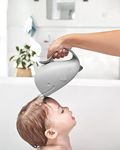 Skip Hop Baby Bath Rinse Cup MOBY Tear-free Waterfall Rinser Grey Age 0+ - Image 2