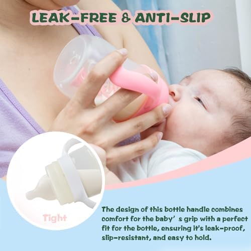 Baby Bottle Handles Compatible for Mam Bottles, Feeding Bottles Holder - Image 4