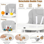 INFANS High Chair for Babies & Toddlers, Foldable Highchair - Image 4