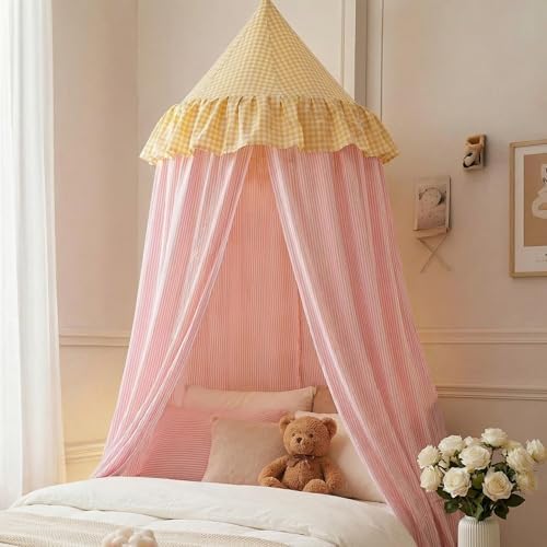 Breling Gingham Bed Canopy - Image 4