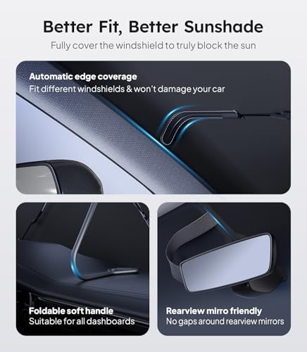 Wigoo Ice-Shield Car Windshield Sun Shade - Image 4