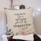 KongMoTree Bible Verse Throw Pillow Case, Blessing Gift, Scripture Art - Image 2