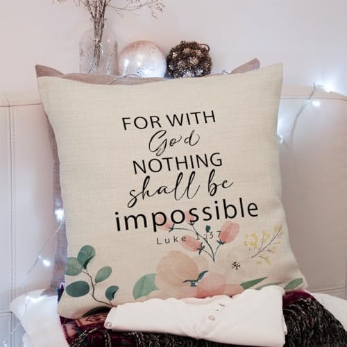KongMoTree Bible Verse Throw Pillow Case, Blessing Gift, Scripture Art - Image 2