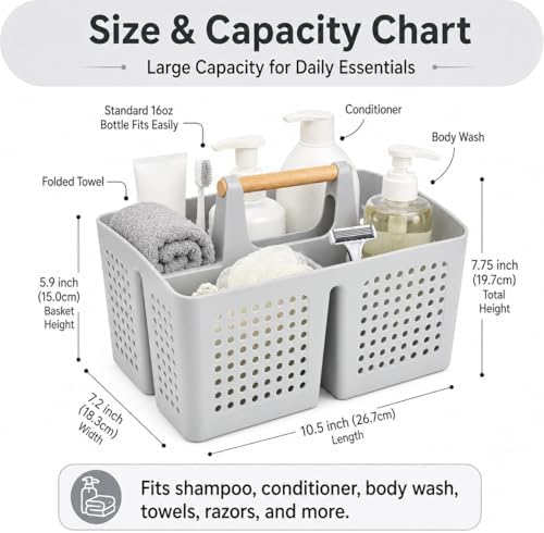 Portable Shower Caddy Basket - Image 2