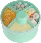 Accmor Formula Dispenser On The Go, Non-Spill Rotating Four-Compartment Formula - Image 4