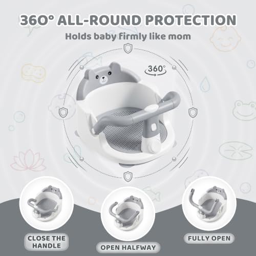 Baby Bath Seat for Babies 6 Months & Up, Toddler Bathtub Chair - Image 2