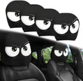 2PCS Funny Cartoon Car Headrest Covers, Cute Funny Cartoon Eyes Car Seat Head by SSFUN
