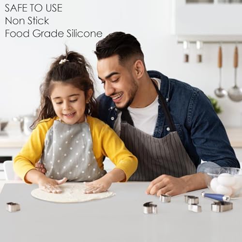 Extra Large Silicone Mat, 31.5x16.9 Inch Heat Resistant Mat - Image 4