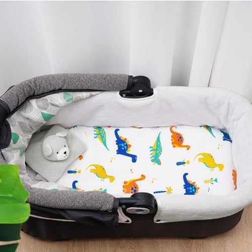 david's kids 3 Pack Bassinet Sheets, Ultra Soft Breathable Comfortable Baby - Image 3