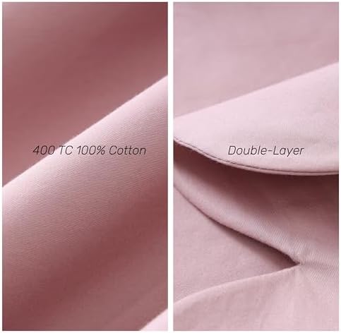 Shunjie.Home Scallop Edge Crib Skirt Pink, 100% Egyptian Cotton 400 Thread - Image 3