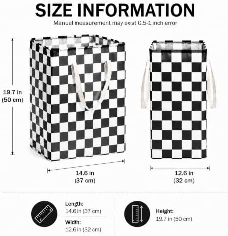 MAIZMZ 3 Pack Checkerboard Storage Basket - Image 7