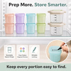 Baby Food Storage Containers, Glass Baby Food Jars & Silicone Cups - Image 5