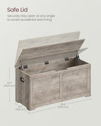 VASAGLE Storage Chest, 39.4 Inches Width Bench - Image 3