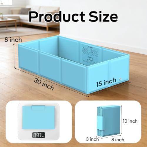 Foldable Baby Bathtub for Newborns and Toddlers, Portable Bath Tub - Image 3