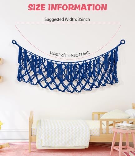 Stuffed Animal Net Hammock, Save Space Eliminate Clutter - Image 4