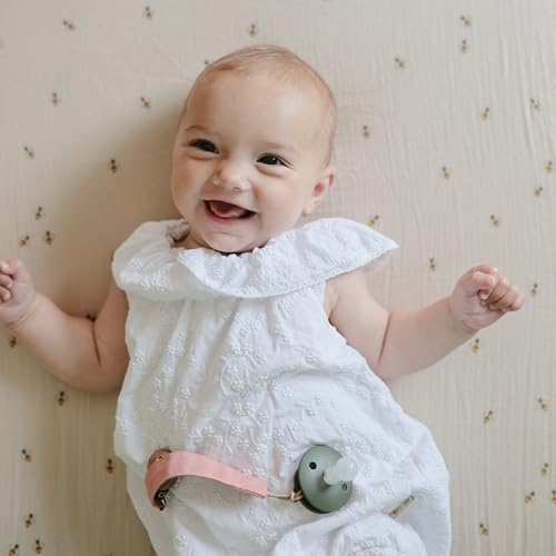 mushie Extra Soft Muslin Fitted Crib Sheet | 192 Thread Count | 28"x 52" - Image 3