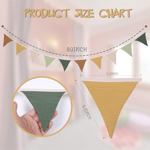 Pennant Banner Flags, Infant and toddler room decoration pennant, - Image 2