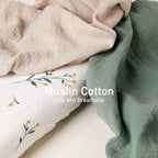 Gllquen Baby Muslin Bassinet Sheets 3pk, Soft Cotton Baby Sheet Boy - Image 4