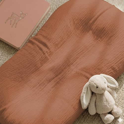guruixu Muslin Baby Lounger Cover 2 Pack, 100% Cotton Infant Replacement Cover - Image 6