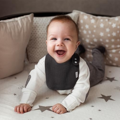 Muslin Baby Bibs for Drooling and Teething, Bibs for Boys Girls - Image 4