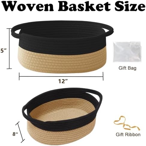 Woven Rope Basket, Baby Gift Basket - Image 2