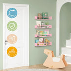 Forbena Large Pink Kids Book Shelves - Image 4