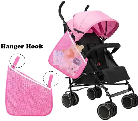 Alovexiong 2 Pack Universal Stroller Organizer Bag, Side Sling Cargo Stroller - Image 3