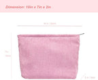 PAZIMIIK Makeup Bag Large Zipper Corduroy Make Up Pouch - Image 2