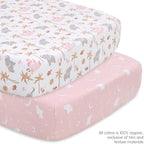 The Peanutshell 4 Piece Organic Cotton Baby Crib Bedding Set - Image 4