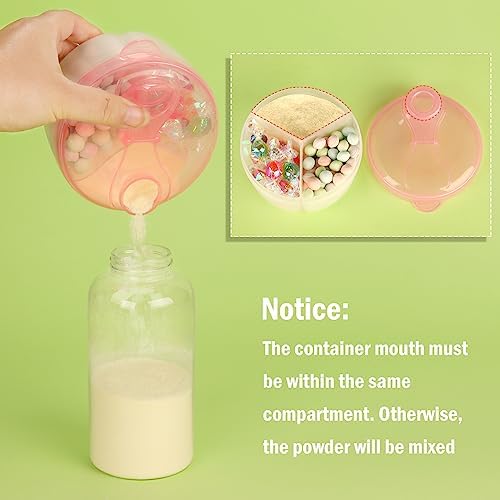 Accmor Baby Formula Dispenser On The Go, Formula Container to Go, Non-Spill - Image 6