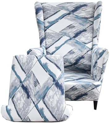 CRFATOP Wingback Chair Covers Wing Armchair Slipcovers by CRFATOP