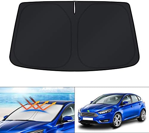 KUST Windshield Sun Shade for Ford Focus 2012-2018 Hatchback Accessories Custom by KUST