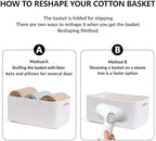 MiniArk Large Storage Baskets for Organizing, Baby Nursery, Toy Bins Box - Image 7