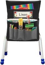 Chair Pockets for Classroom, Chairback Buddy Organizer by AUVCAS
