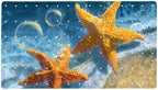 Shower Mat Non Slip, Beach Starfish Anti Slip Bath Mat by Anna+Cowper