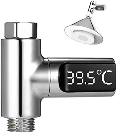 LED Display Water Shower Thermometer Self-Generating Electricity Temperature - Image 5