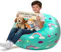 Lukeight Stuffed Animal Storage Bean Bag Chair Cover by Lukeight