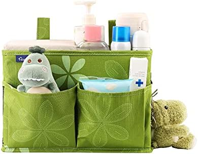 Surblue Bedside Caddy Hanging Bed Organizer Storage Bag Pocket - Image 3