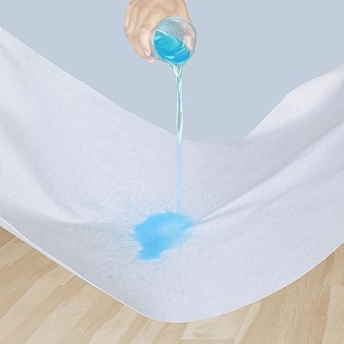 Flannel Crib Protector Pad，100％ Waterproof Mattress Protector Pad, One Size - Image 2