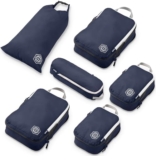 TRIPPED Travel Gear Compression Packing Cubes by TRIPPEDTravelGear