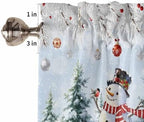 Snowman Kitchen Curtains and Valances Set - Image 7