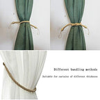 BEL AVENIR Curtain Tiebacks Ropes Tie-Backs, Handmade Holdbacks - Image 5