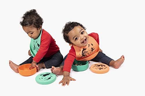 Modern Twist Bucket-Bib 100% Food-Grade Silicone, Waterproof and Reusable - Image 6
